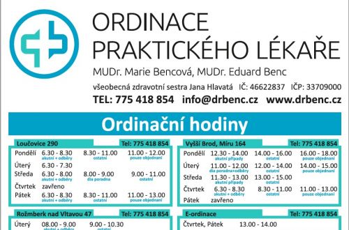 ordinace PL otvírací doba